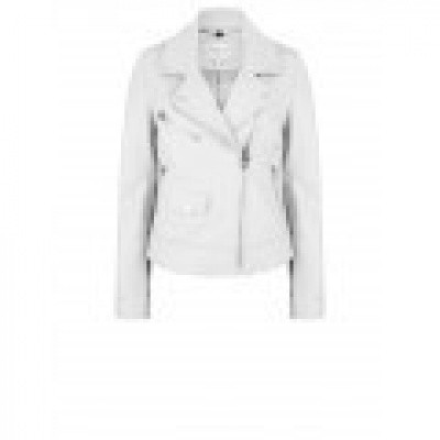 Foto van Dante 6 Phaidon Leather Jacket Optic White