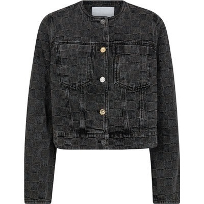 Foto van HAUTE L’AMITIÉ SQUARE DENIM CROP JACKET 