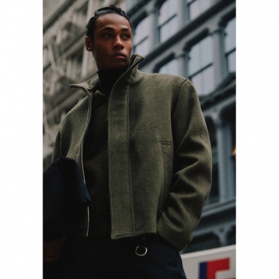 Foto van MAN. MINIMUM TRENTON JACKET *IN BROWN & GREEN 