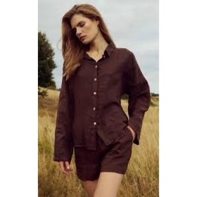 Foto van NOELLA LAYNE LINEN SHORTS *PRE ORDER. BINNENKORT OP VOORRAAD