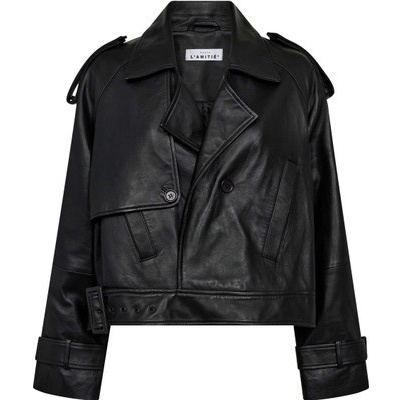 Foto van HAUTE L’AMITIÉ LEATHER TRENCH JACKET 