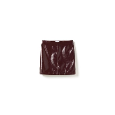 Foto van PRE-ORDER! NOELLA LOVETTA SKIRT MINIROK BURGUNDY