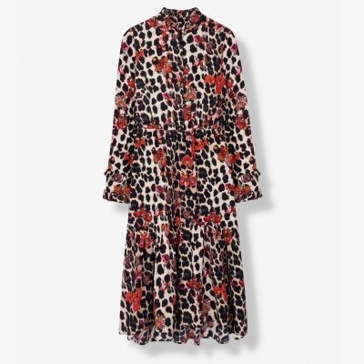Alix the Label Leopard Flower Dress Alix the Label Leopard Flower Dress