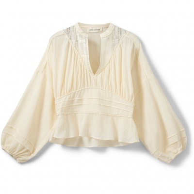 Foto van SOFIE SCHNOOR LOU LACE DETAIL BLOUSE 