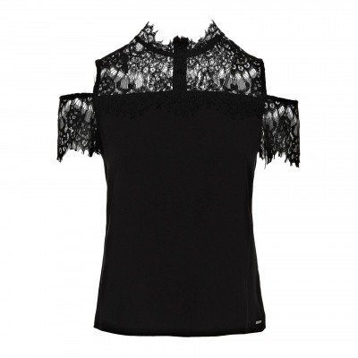 Guess black laced top Guess black laced top