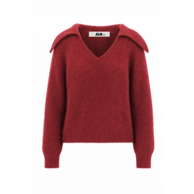 Foto van JIJI STUDIO PARIS JUSTIN ALPACA KNIT SWEATER, RED