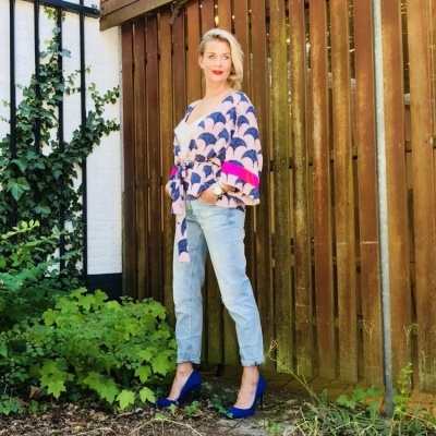 Foto van Dante6 Geisha printed kimono