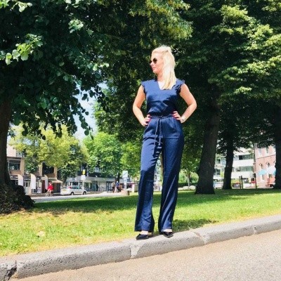 Foto van Dante6 Eyelar jumpsuit Indigo