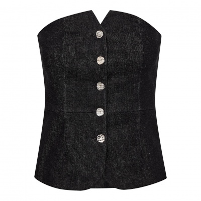 Foto van CO’COUTURE HELIMA CORSAGE TOP DENIM BUSTIER