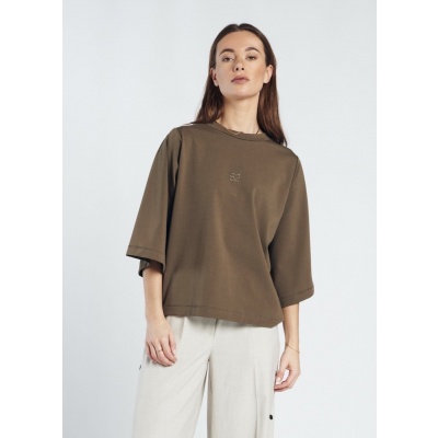 Foto van SPOOQ THE LABEL OVERSIZED TEE OLIVE