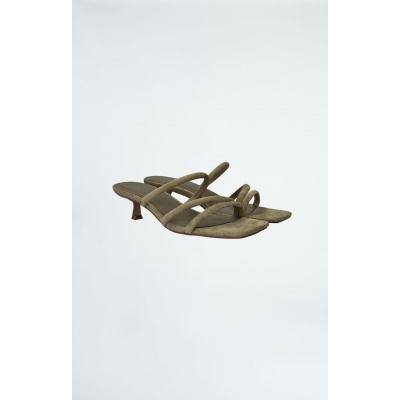 Foto van SPOOQ THE LABEL HEELED SANDAL OLIVE