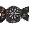 Afbeelding van HOMCOM Elektronisch dartbord met deur, 4 LED, 216 spellen, 12 pijlen B8-0006
