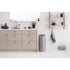 Afbeelding van Brabantia Touch Bin Prullenbak - 30 liter - Mat RVS Vingerafdrukbestendig