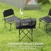 Afbeelding van Outsunny Campingtent Polyester, Fiberglas - 3,15L x 2,15B x 1,3H m - Grijs