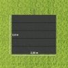 Afbeelding van Outsunny Vervangend waterdicht dak voor pergola 3 x 3 m, donkergrijs, met regenafvoergaten