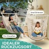 Afbeelding van KESSER® Hangstoel Haïti 150 kg draagvermogen, hangstoel 360 ° rotatie, hangschommel indoor outdoor U