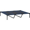 Afbeelding van PawHut Verhoogd Hondenbed met Draagtas - Zwart Hondenligbed/Sofa
