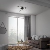 Afbeelding van Briloner REY LED plafondlamp voor kinderkamer - 15W - 2200 lm - Warm wit 3000K - Glittereffect