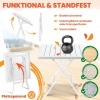Afbeelding van KESSER® Balkontafel, inklapbaar, weerbestendig/uv-bestendig, gecoat staal en houtlook, outdoor tuint