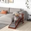 Afbeelding van PawHut Hunderampe met afneembare leuningen, antislip, voor huisdieren tot 30 kg, 125 x 40 x 56 cm, G