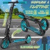 Afbeelding van RE:SPORT Citystep Kinder- en Volwassenenstep - Inklapbaar, Verstelbaar, Tot 100kg, Met Bel