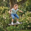Afbeelding van AIYAPLAY Kinderschommel van esdoornmultiplex en beukenhout - 79L x 40B x 180H cm - Natuurlijk hout