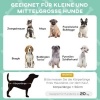 Afbeelding van PawHut Verhoogd Hondenbed met Luifel, Buitenbed voor Kleine en Middelgrote Honden, Lichtgrijs