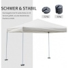 Afbeelding van Outsunny - 4 x 2,2 kg Paviljoen Standvoet - Ø20 x 4,5 cm - Zwart