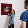 Afbeelding van Dartbord omhulsel R6 - 4-delig - 45 cm - muurbescherming - Ø 71x71x3 cm - grijs