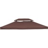 Afbeelding van Outsunny - Vervangend dak voor Tuinpaviljoen - 3x4m - Bruin