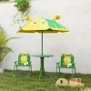 Afbeelding van AIYAPLAY Kindersitzgroep - Staal, Polyester - 49,5L x 49,5B x 50H cm - Groen