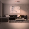 Afbeelding van BRILONER FRAME - Plafondlamp met afstandsbediening en RGB-kleurwisseling - 57 x 48 x 8,5 cm