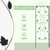 Afbeelding van Outsunny Tuinboog van staal - 50B x 181H cm - Zwart