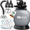 Afbeelding van tillvex® Zandfilter voor Zwembad zonder Pomp + Filterballen | Inclusief Adapter Ø32-38mm