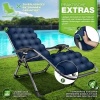 Afbeelding van tillvex® Opvouwbare Ligstoel tot 200kg | Weerbestendig Zonnebed voor Tuin & Balkon