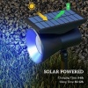 Afbeelding van Outsunny lantaarn - set van 2 - solar - kunststof - zwart
