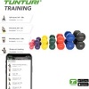 Afbeelding van Tunturi Dumbbell set - 2 x 2,0 kg - Vinyl - Groen - inclusief gratis fitness app