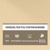 Afbeelding van Outsunny Zitkussen van Polyester, Schuim - 120L x 100B x 8T cm - Beige