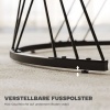 Afbeelding van HOMCOM Salontafelset van Spaanplaat en Metaal, 70x70x46,5 cm, Wit