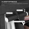 Afbeelding van HOMCOM kledingkast - staal - vliesstof - kunststof - zwart