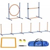 Afbeelding van PawHut Agility Set voor Honden, 4-delig met Verstelbare Hurdles en Accessoires