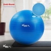 Afbeelding van KM-Fit gymnastiekbal 75cm | trainingsbal met luchtpomp | blauw BPA-vrij voor fitness en yoga