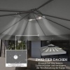 Afbeelding van Outsunny - Vervangend Dak voor Paviljoen - Polyester - Donkergrijs