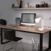 Afbeelding van Briloner Leuchten MASANI - tafellamp - 1 licht - metaal-glas - wit - excl. 1xE14 max. 25W - snoersch