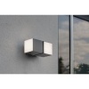 Afbeelding van LUTEC Cuba - buitenwandlamp - 2 draaibare lichtkoppen - Aluminium - LED - 1000 Lumen - Donkergrijs