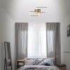 Afbeelding van Dimbare draaibare LED plafondlamp 24W goud metaal-kunststof Briloner