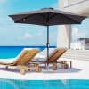 Afbeelding van Outsunny Knikparasol met handkruk - zonnescherm voor tuin en strand