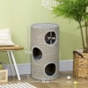 Afbeelding van PawHut Kat klimframe met sisal, comfortabel platform - lichtgrijs
