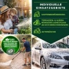 Afbeelding van TRESKO® flexibele tuinslang 7,5 m in zwart, verkrijgbaar in verschillende maten