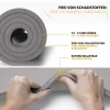 Afbeelding van TRESKO® fitnessmat - yogamat - pilatesmat - 185 x 60 x 1,5 cm - getest op ftalaten - grijs